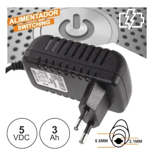 Alimentador Switching C/ Ficha DC 5V 3A