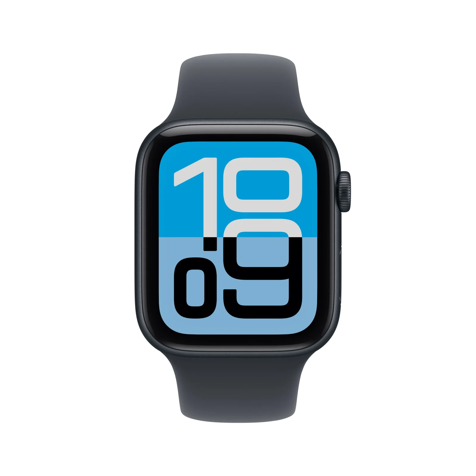 Apple Watch SE 3 GPS, Caixa em alumínio meia-noite de 44 mm com Bracelete desportiva meia-noite - M/L - Image 2