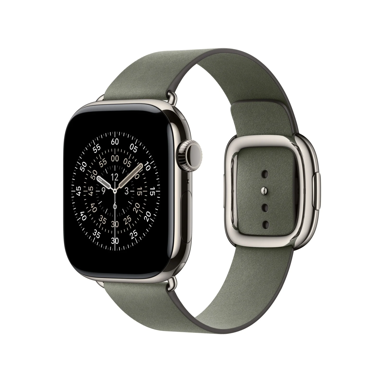 Bracelete cinza‑sálvia com Fivela moderna de 42 mm - M - Image 2