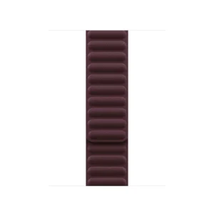 Bracelete de elos magnética bordô de 42 mm - S/M