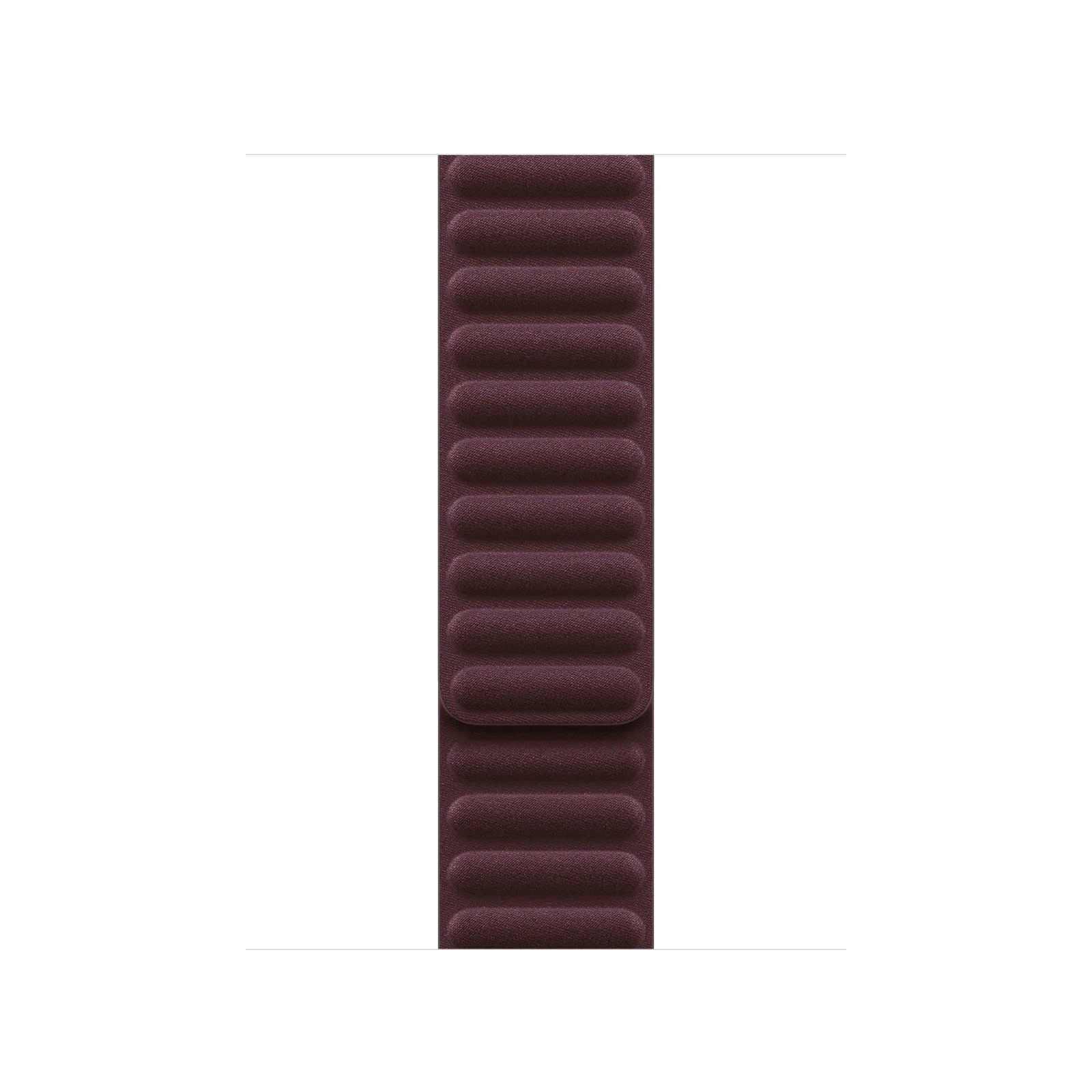 Bracelete de elos magnética bordô de 42 mm - S/M