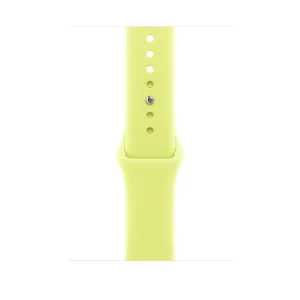 Bracelete desportiva amarelo‑néon de 46 mm - S/M