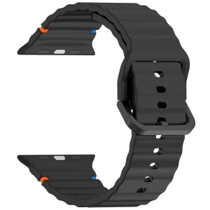 Bracelete Inmove Apple Watch Silicone Band 44/45/46/49mm Preto