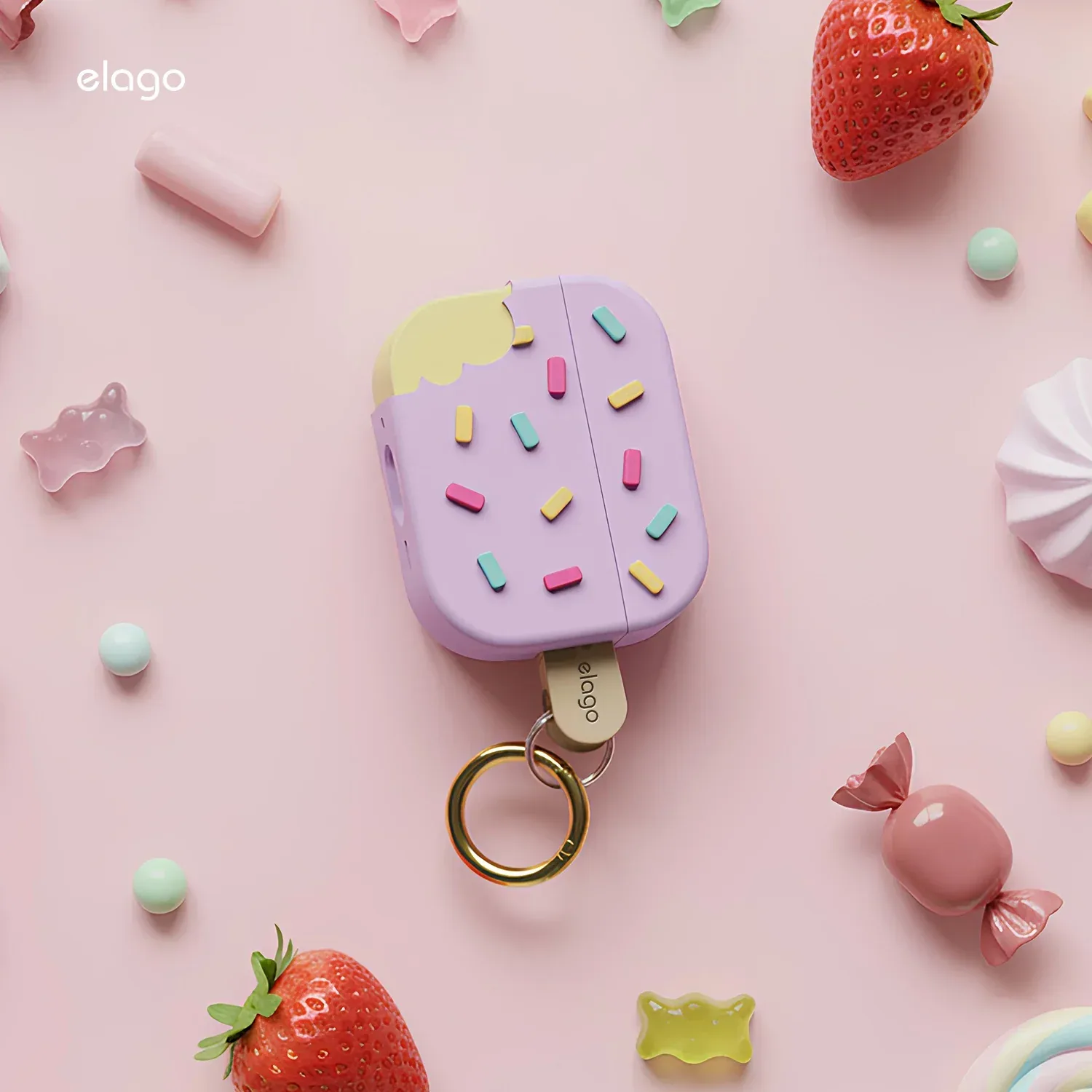 Capa Elago AirPods Pro 3 Ice Cream Rosa - Image 2