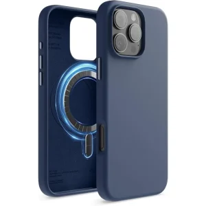 Capa Elago Magnetic Silicone iPhone 16 (Azul)