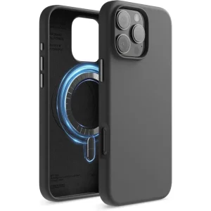 Capa Elago Magnetic Silicone iPhone 16 Plus (Preto)