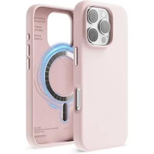 Capa Elago Magnetic Silicone iPhone 16 Plus (Rosa)