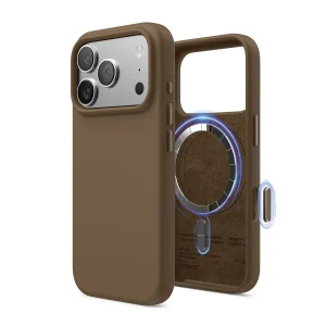 Capa Elago Magnetic Silicone iPhone 17 Pro / 18 Pro Brown