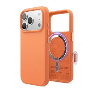 Capa Elago Magnetic Silicone iPhone 17 Pro / 18 Pro Coral