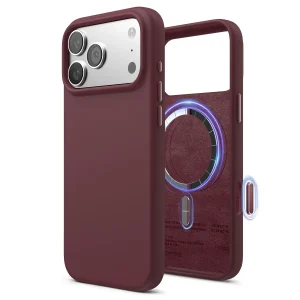 Capa Elago Magnetic Silicone iPhone 17 Pro Max / 18 Pro Max Burgundy