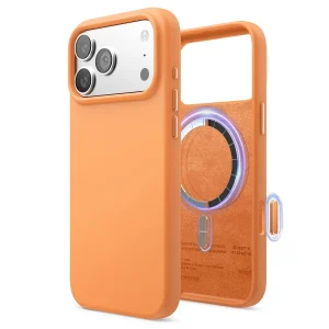 Capa Elago Magnetic Silicone iPhone 17 Pro Max / 18 Pro Max Coral