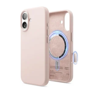 Capa Elago Magnetic Silicone iPhone 17 Rosa