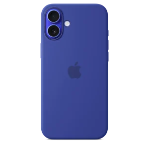 Capa em silicone com MagSafe para iPhone 16 Plus - Ultramarino