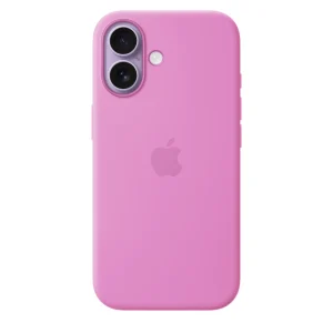 Capa em silicone com MagSafe para iPhone 17 – Lavanda‑elétrico