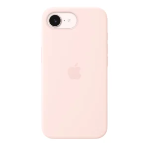 Capa em silicone com MagSafe para iPhone 17e - Rosa‑pálido