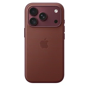 Capa em tecido TechWoven com MagSafe para iPhone 18 Pro – Bordô