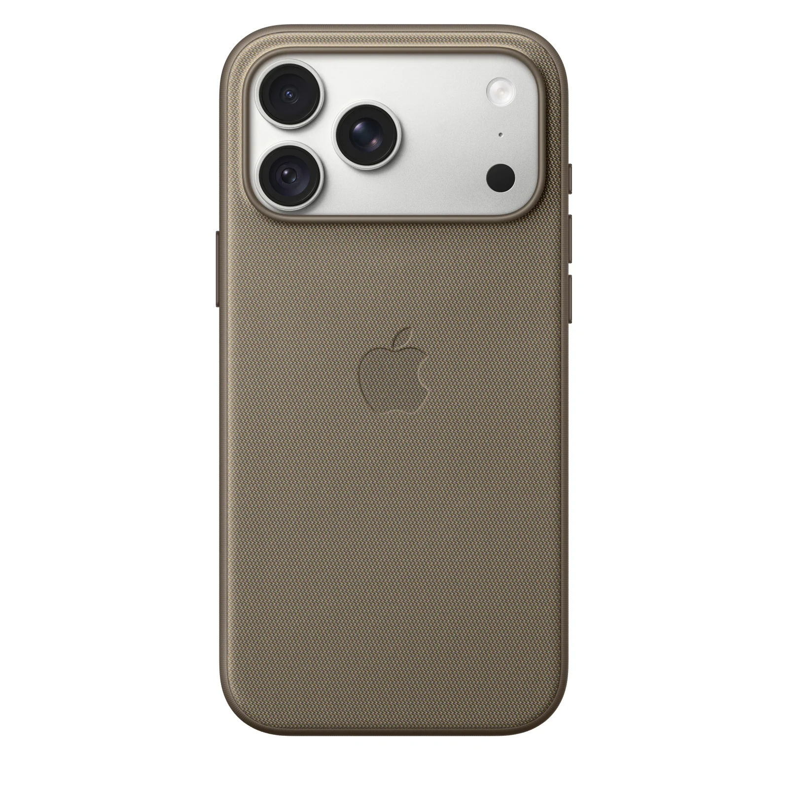Capa em tecido TechWoven com MagSafe para iPhone 18 Pro Max – Castanho‑toupeira
