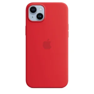 Capa Silicone MagSafe iPhone 14 Plus - (PRODUCT)RED
