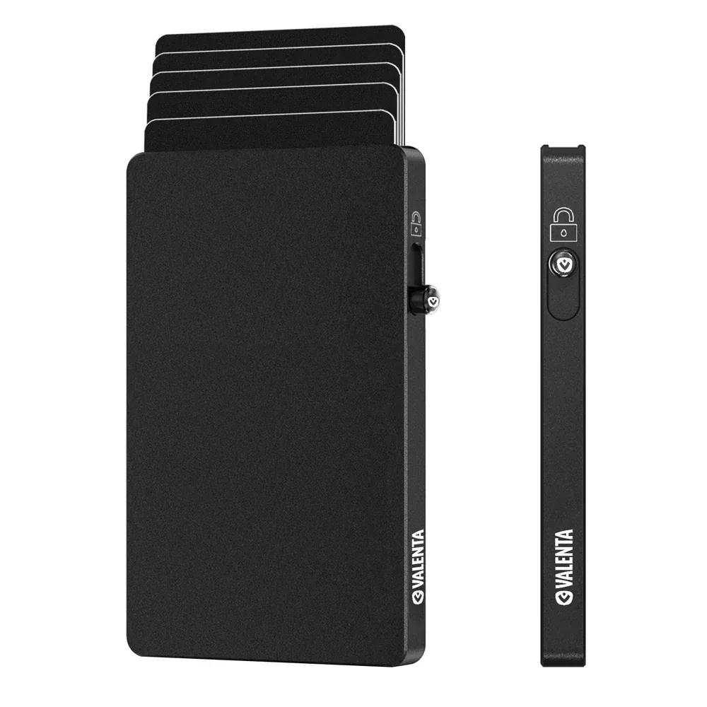 Cardprotector Valenta Aluminium MagSafe Black