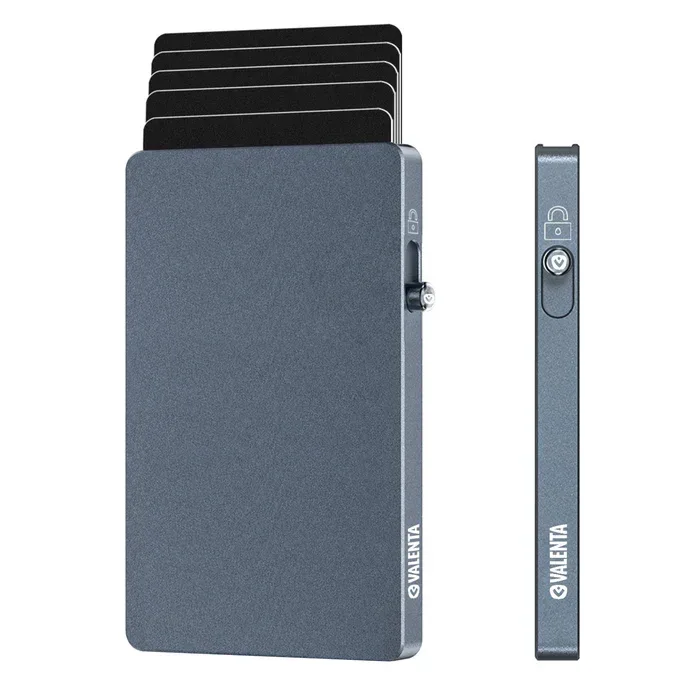 Cardprotector Valenta Aluminium MagSafe Cool Grey