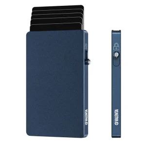 Cardprotector Valenta Aluminium MagSafe Titanium Azul