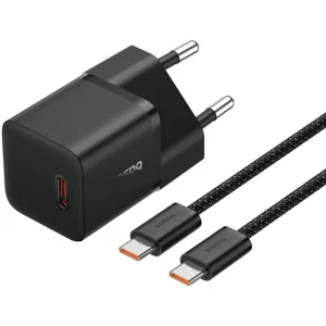 Carregador Baseus GaN5 Fast Charger (Mini) 1C 20W USB-C Preto