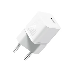 Carregador usb-c baseus branco 20w