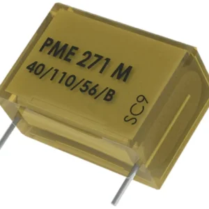Condensador de papel X2 100nF 275VAC Raster: 22,5mm ±20% Condensador Supressor