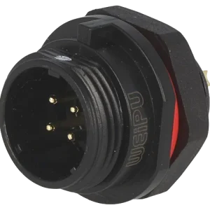 Conector ficha SP13 macho PIN: 4 IP68 5A solda para painel 200V 2mm2 Conector Circular