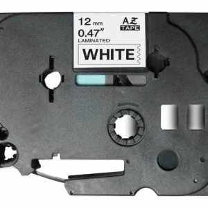 Etiqueta Brother TZe241 genérico 18mm x 8 metros texto preto sobre fundo branco