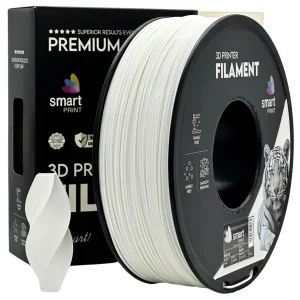 Filamento ABS+ Branco - Diametro 1,75mm - Bobina 1kg Smart Print