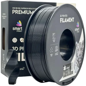 Filamento ABS+ Preto - Diametro 1,75mm - Bobina 1kg Smart Print