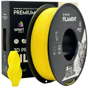Filamento PETG Amarelo - Diametro 1,75mm - Bobina 1kg Smart Print