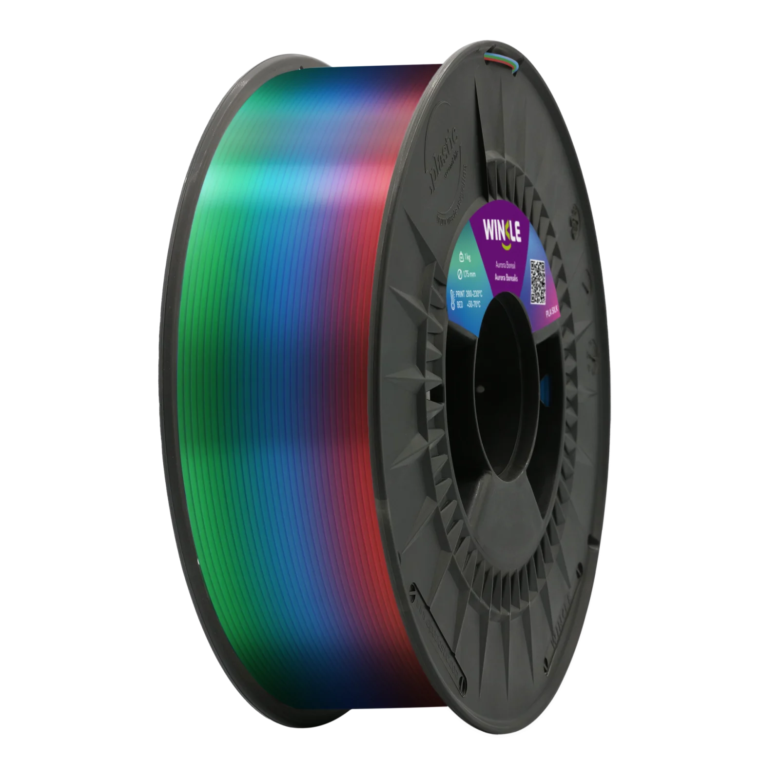 Filamento PLA Aurora Boreal 1.75mm 1kg Winkle