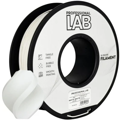 Filamento PLA Branco Mate - Diametro 1,75mm - Bobina 1kg Professional Lab - Image 2