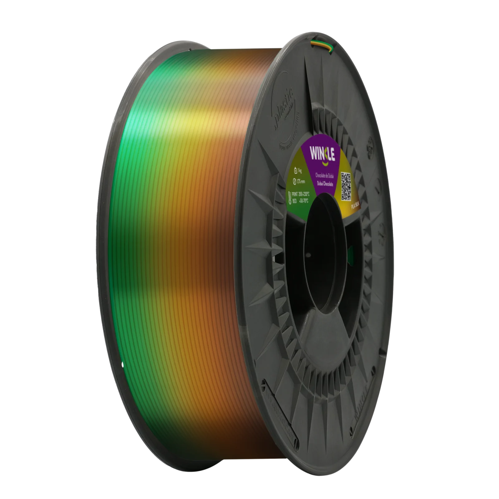 Filamento PLA Chocolate do Dubai 1.75mm 1kg Winkle