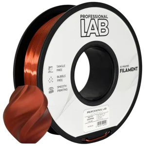 Filamento PLA Cobre Silk - Diametro 1,75mm - Bobina 1kg Cobre Silk Professional Lab