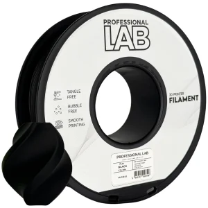 Filamento PLA + Preto - Diametro 1,75mm - Bobina 1kg Professional Lab