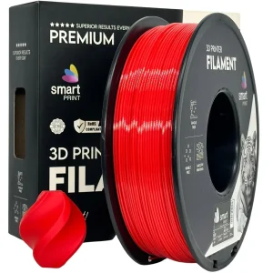 Filamento PLA Vermelho HS High Speed- Diametro 1,75mm - Bobina 1kg Smart Print