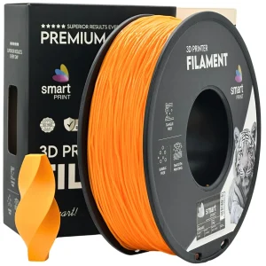 Filamento TPU Laranja - Diametro 1,75mm - Bobina 1kg Smart Print 95A
