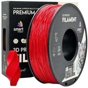 Filamento TPU Vermelho - Diametro 1,75mm - Bobina 1kg Smart Print 95A