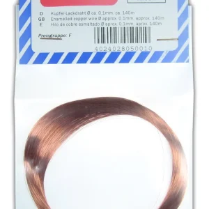 Fio bobinagem Ø0,1mm 140 metros