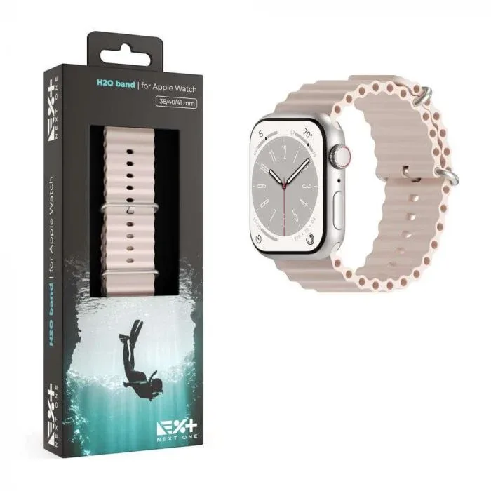 H2O Band for Apple Watch 41m Pink Sand - Image 2