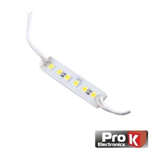 Módulo C/ 6 LEDS 5050 3W 6000K 270Lm 12V IP65 PROK