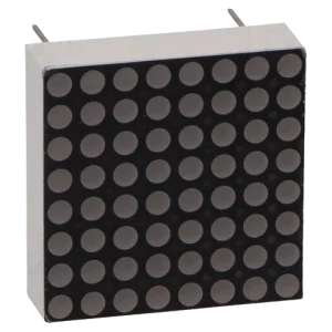 Módulo Monitor LED matriz 8x8 vermelho 10,2mcd cátodo 20x20mm