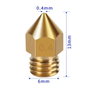 Nozzle Extrusor para impressora 3D 0,4mm