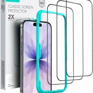 Pack Peliculas ESR c/ 3 protetores de ecrã para iPhone 17/16 Pro