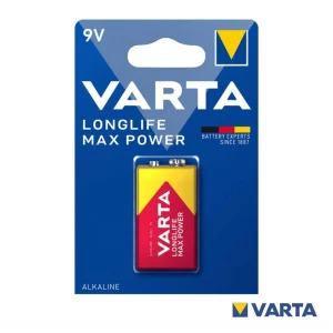 Pilha Alcalina 9V/6LR61 Longlife Max Power VARTA