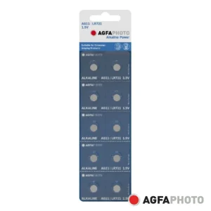 Pilha Botão Alcalina AG11 1.5V Blister AGFAPHOTO preço por cada pilha