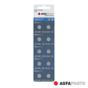 Pilha Botão Alcalina AG8 1.5V Blister AGFAPHOTO preço por cada pilha